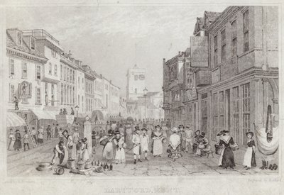 Straßenszene von Dartford in Kent von English School