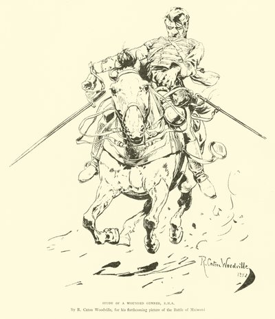 Studie eines verwundeten Kanoniers, RHA von English School