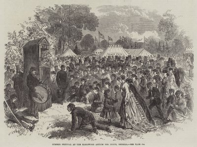 Sommerfest im Earlswood Asylum für Idioten, Redhill von English School