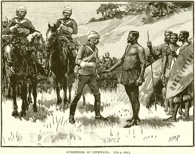 Die Kapitulation von Cetewayo von English School