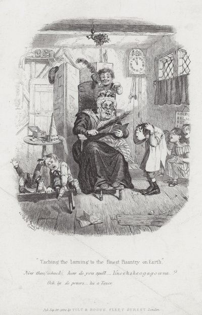 Unterricht der besten Bauern der Erde, 1840 von English School