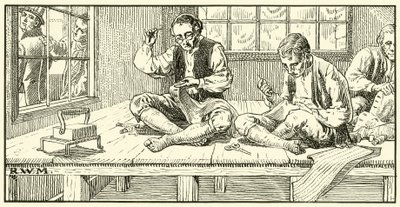Schneider - Ende des 18. Jahrhunderts von English School