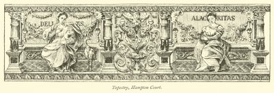 Wandteppich, Hampton Court von English School