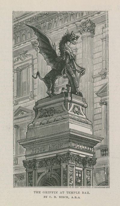 Temple Bar Denkmal von English School