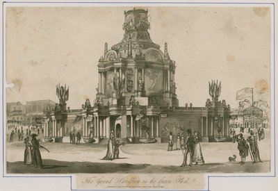 Tempel der Eintracht, errichtet für den Frieden von 1814 von English School