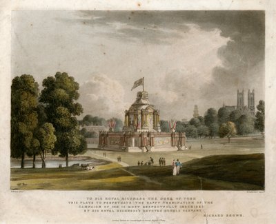 Tempel der Eintracht für den Frieden von 1814 von English School