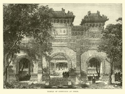 Konfuziustempel in Peking von English School