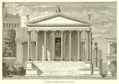 Tempel des Jupiter Stator (restauriert) von English School