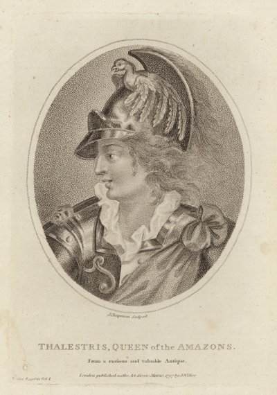 Thalestris, Königin der Amazonen von English School