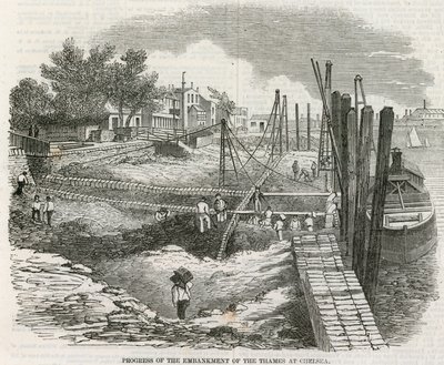 Thames Embankment in Chelsea von English School