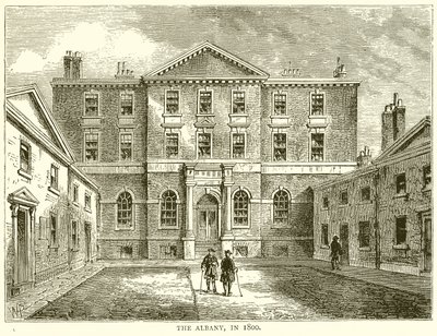 The Albany, im Jahr 1800 von English School