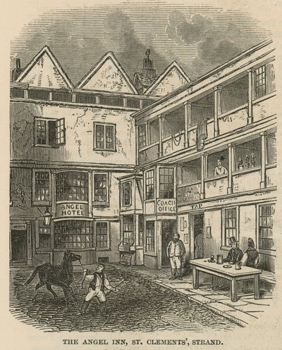 The Angel Taverne, St Clements, Strand, London von English School