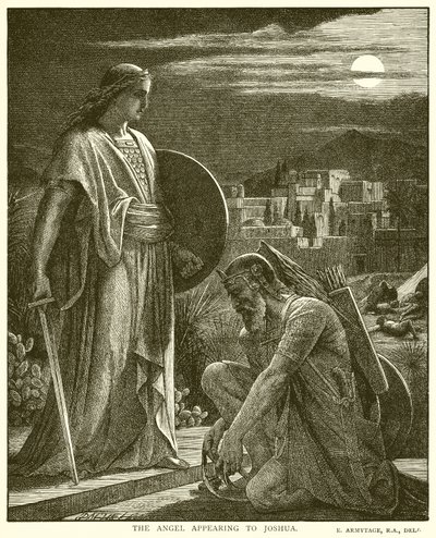 Der Engel erscheint Josua von English School