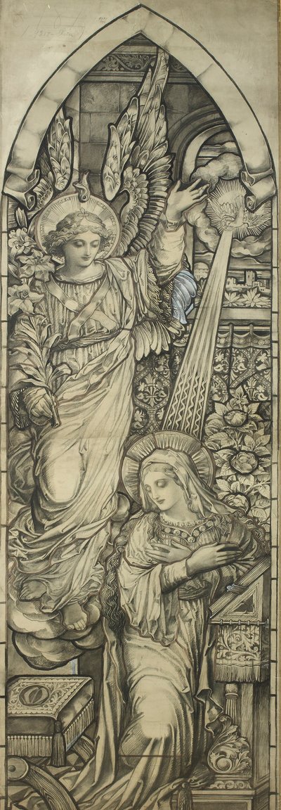 Die Verkündigung, Werkstatt von Heaton, Butler & Bayne, ca. 1900 von English School