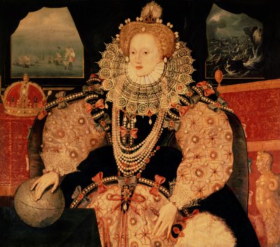 Das Armada-Porträt von Königin Elisabeth I., ca. 1590 von English School