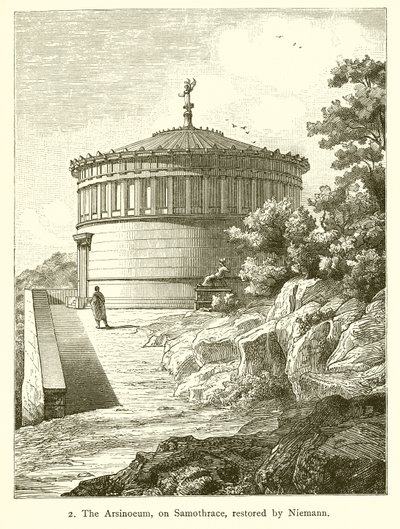 Das Arsinoeum auf Samothrake, restauriert von Nietmann von English School