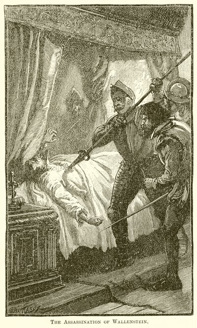 Die Ermordung von Wallenstein von English School