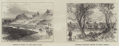 Die Österreicher in Bosnien (Gravur) von English School