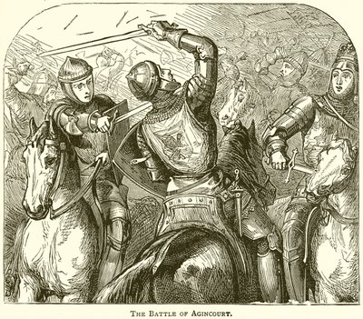 Die Schlacht von Azincourt von English School