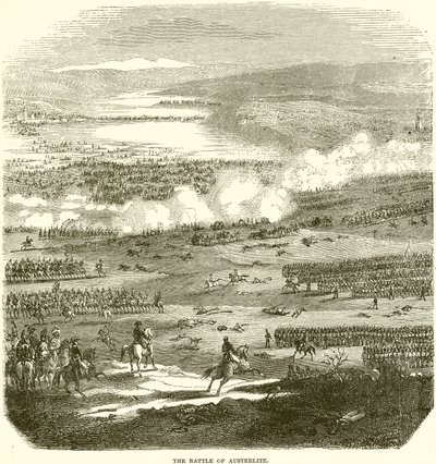 Die Schlacht von Austerlitz von English School