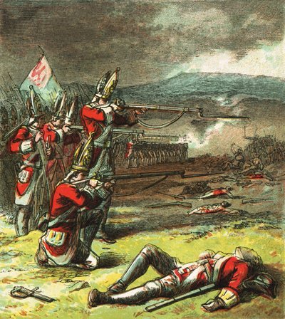 Die Schlacht von Culloden von English School