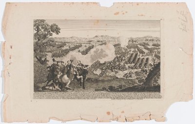 Die Schlacht von Minden oder Thornhausen in Westfalen am 1. August 1759? von English School
