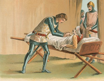 Der Schwarze Prinz und Lord James Audley von English School