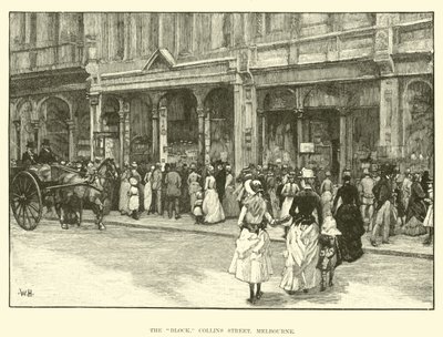 Der Block, Collins Street, Melbourne von English School