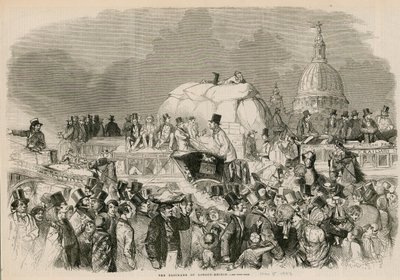 Die Blockade der London Bridge von English School