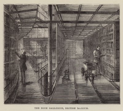 Die Buchgalerien, Britisches Museum von English School