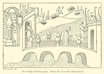 Die Brücke von Pulisanghin (Gravur) von English School