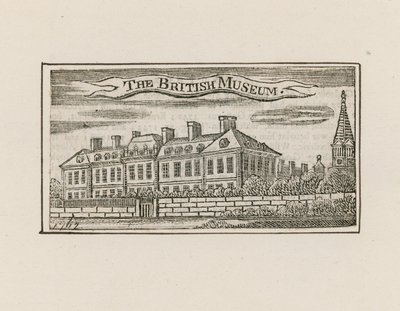 Das British Museum im Montague House von English School