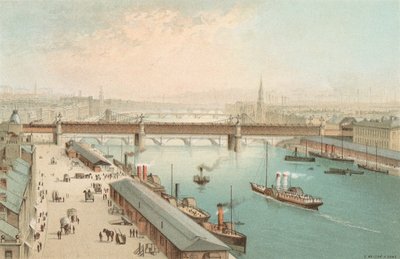 The Broomielaw, Glasgow - Blick nach Osten von English School