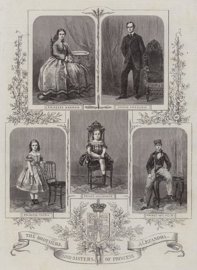 Die Brüder und Schwestern von Prinzessin Alexandra von English School