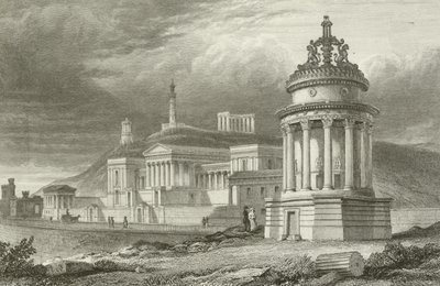 Der Calton Hill, Edinburgh von English School