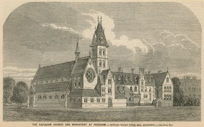 Die Kapuzinerkirche und das Kloster in Peckham von English School