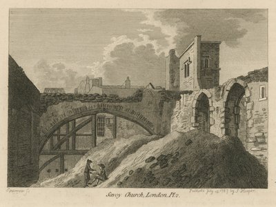 Die Kapelle des Heiligen Johannes des Täufers im Savoy von English School