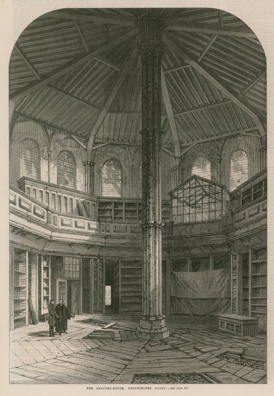 Das Kapitelhaus in der Westminster Abbey von English School