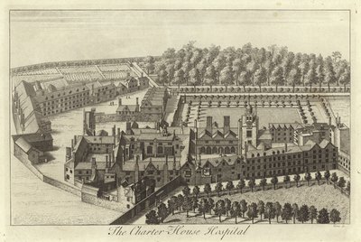 Das Charterhouse Hospital, London von English School