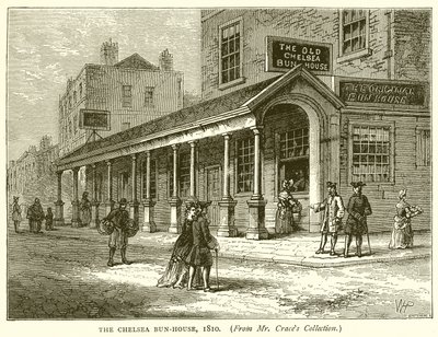Das Chelsea Bun-Haus, 1810 von English School