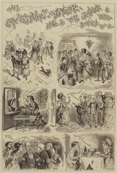 Das Weihnachtsessen, wie es gestohlen wurde und was daraus wurde (Stich) von English School