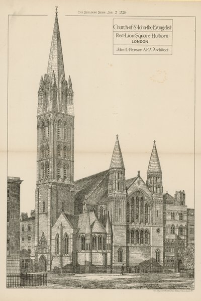 Die Kirche St. Johannes der Evangelist von English School