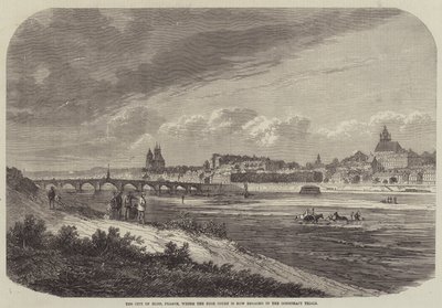 Die Stadt Blois, Frankreich, wo das Hohe Gericht derzeit mit den Verschwörungsprozessen beschäftigt ist von English School