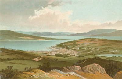 Der Clyde und Rothesay Bay vom Barone Hill von English School