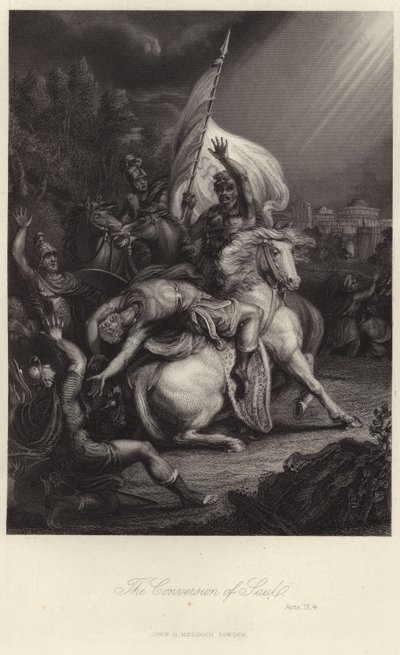 Die Bekehrung des Heiligen Paulus von English School