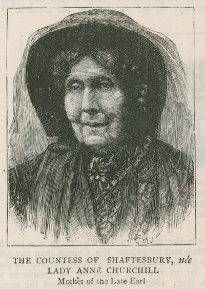 Die Gräfin von Shaftesbury, geborene Lady Anne Churchill von English School