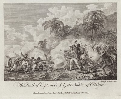 Der Tod von Captain Cook von English School