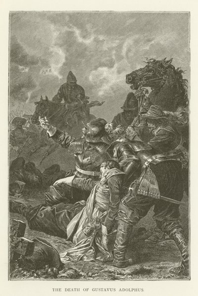 Der Tod von Gustav II. Adolf von English School
