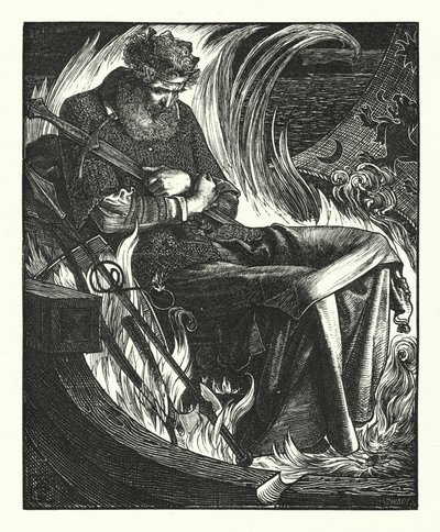 Der Tod von König Warwolf von English School