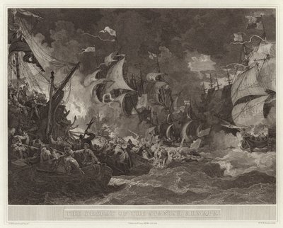 Die Niederlage der spanischen Armada von English School